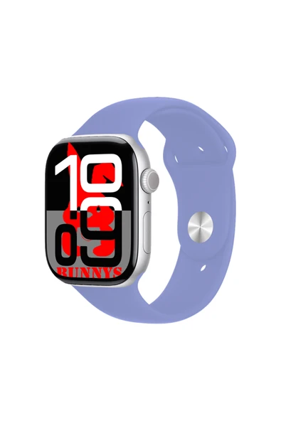 Apple iPhone 11 Pro Uyumlu Lila Akıllı Saat Watch10 2025 Hediyeli AMOLED EKRAN - 1