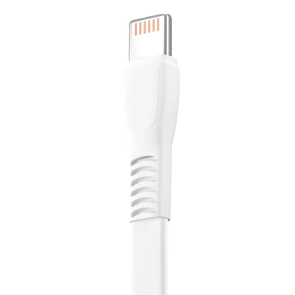 FitPlus Flat FS-402 Lightning Data/Şarj Kablosu 2.4A 1mt - 7