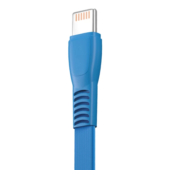 FitPlus Flat FS-402 Lightning Data/Şarj Kablosu 2.4A 1mt - 11