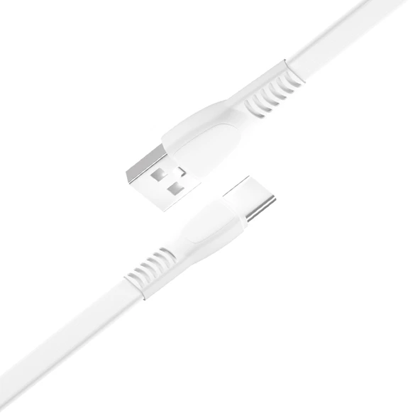 FitPlus Flat FS-403 Type-C Data/Şarj Kablosu 2.4A 1mt - 8