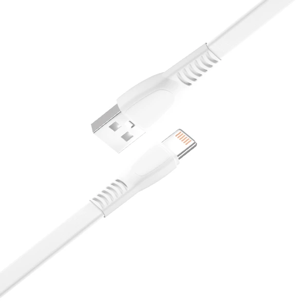FitPlus Flat FS-402 Lightning Data/Şarj Kablosu 2.4A 1mt - 8
