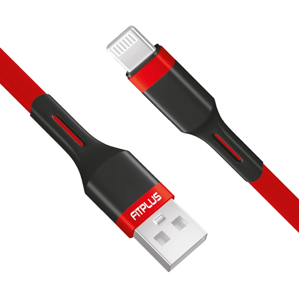 FitPlus Premium PS-302 Lightning Data/Şarj Kablosu 2.4A 1mt - 9