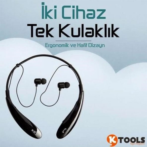 Ktools Bluetooth 4.0 Stereo Headset Kulaklık - 4
