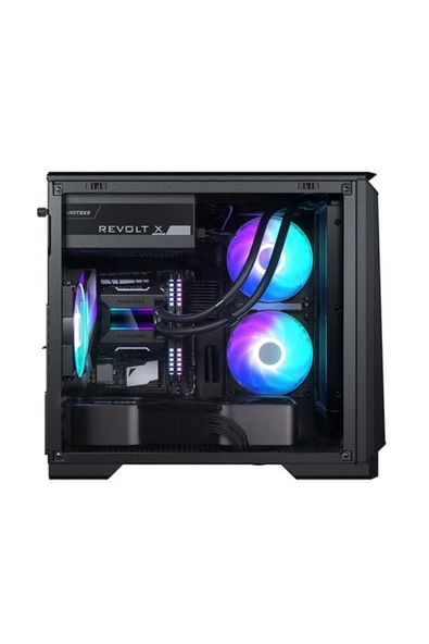Phanteks Eclipse P200a Mini-itx, Oyuncu Bilgisayar Kasası - Siyah ** Sadece Mini-itx Anakart Destekler ** - 5