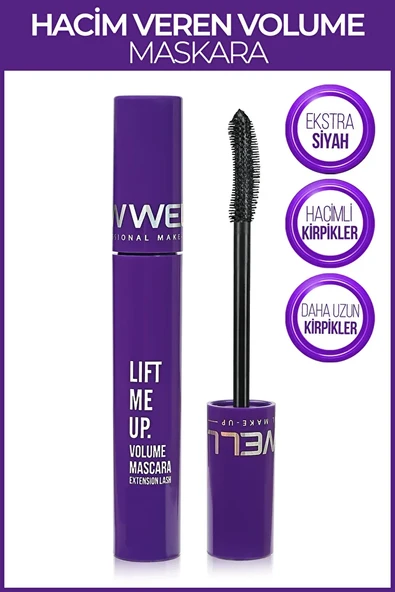New Well Lıft me up Volume Mascara 8 ml ürün görseli 1