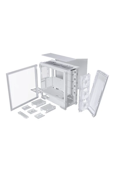 Phanteks Eclipse G500a, Drgb, Mesh Ön Panel, Temperli Cam, Mid-tower Oyuncu Bilgisayar Kasası, Beyaz - 8