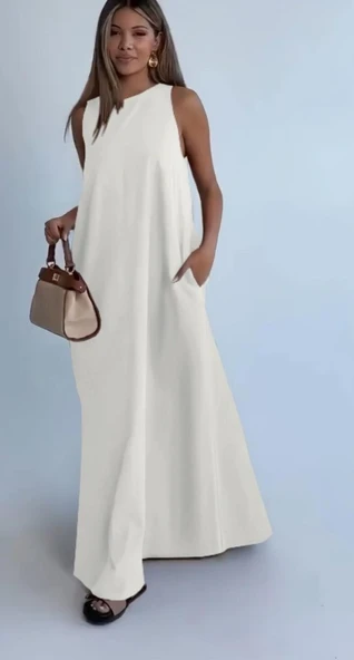 Salaş Cepli Elbise - Resim 3