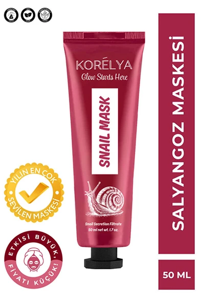 KORELYA Soyulabilir Salyangoz Maskesi - Peelable Snail Mask 50 ml ürün görseli 1