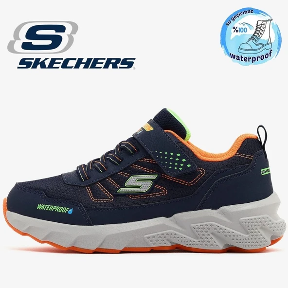 Skechers Elite Sport Tread 406334L-NVOR Waterproof Kauçuk Taban Ortopedik Çocuk Spor Ayakkabı ürün görseli