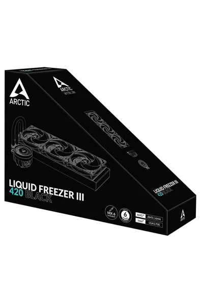 Arctic Liquid Freezer III - 420 Intel / AMD 420mm Radyatörlü, 3x14cm P14 PWM Fanlı, Sıvı İşlemci Soğ - 2