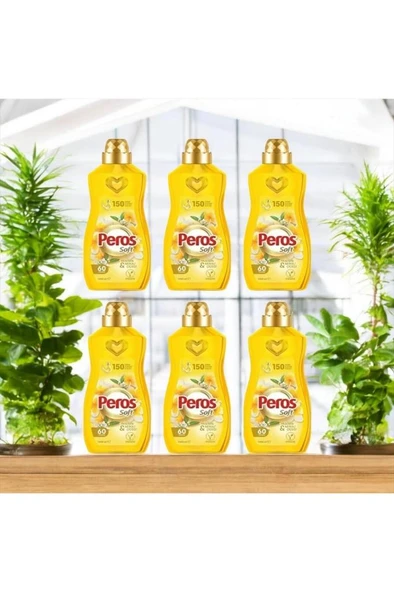 Peros 1440 ml Çamaşır Yumuşatıcı Yasemin Çiçeği Ve Neroli(1440 ML X 6'LI/6 ADET) - 1