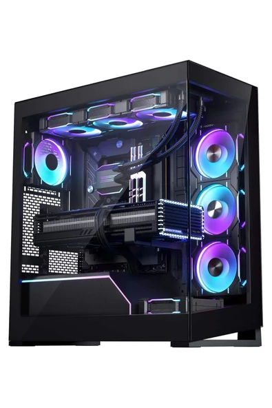 Phanteks NV5 MK2 PH-NV523TG_DBK02 Cam Dizayn, Full Tower, Fansız Siyah Kasa - 8