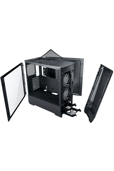 Phanteks Eclipse P360a D-rgb Aydınlatmalı Mesh Ön Panel Temperli Cam Mid Tower Atx Bil. Kasası Siyah - 8