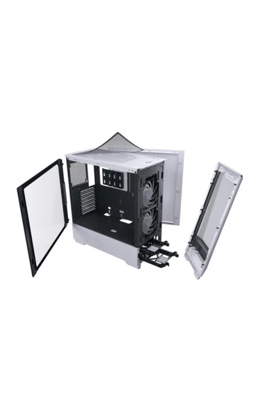 Phanteks Eclipse P360a D-rgb Aydınlatmalı Mesh Ön Panel Temperli Cam Mid Tower Atx Bil. Kasası Beyaz - 2