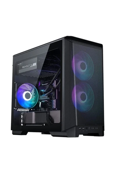 Phanteks Eclipse P200a Mini-itx, Oyuncu Bilgisayar Kasası - Siyah ** Sadece Mini-itx Anakart Destekler ** - 2