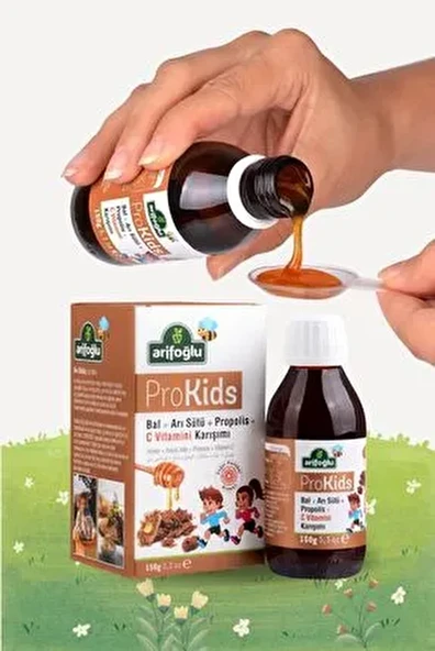 Arifoglu ProKids Organik Bal Arı Sütü Propolis ve C Vitamini 150g - 1