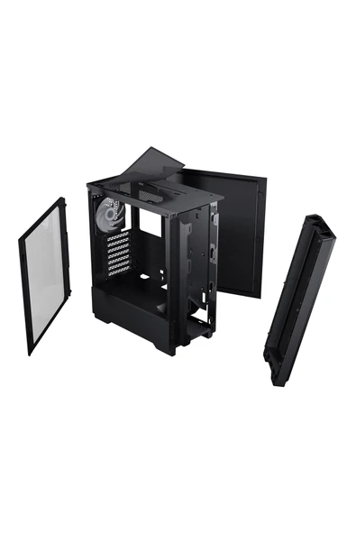 Phanteks Eclipse G300 Air, Atx, Mid Tower, Temperli Cam, Drgb, Oyuncu Bilgisayar Kasası - Siyah - 8