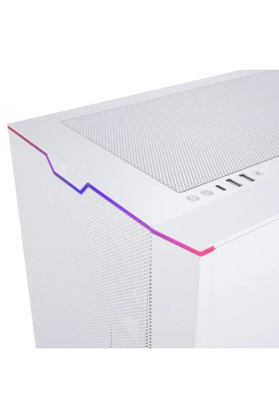 Phanteks Eclipse G500a, Drgb, Mesh Ön Panel, Temperli Cam, Mid-tower Oyuncu Bilgisayar Kasası, Beyaz - 3