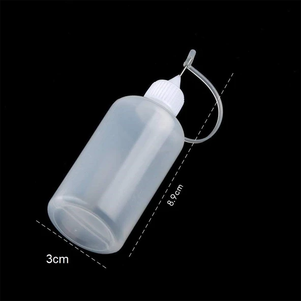 Hayal sepeti İğne Uçlu 30ml Tutkal kabı -Boya Şişesi
