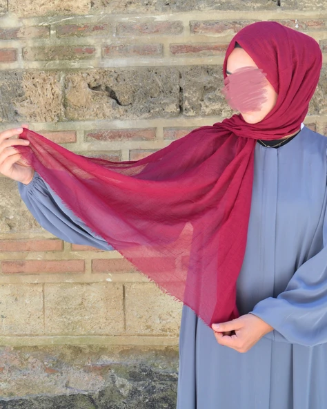 Konfor Bambu Şal Bordo– Tok Duruşlu, Kaymaz ürün görseli