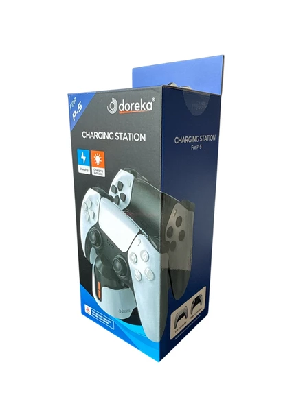 Doreka PS5 DualSense Şarj İstasyonu Playstation 5 Uyumlu Charging Station - TP5-1501S - Resim 3
