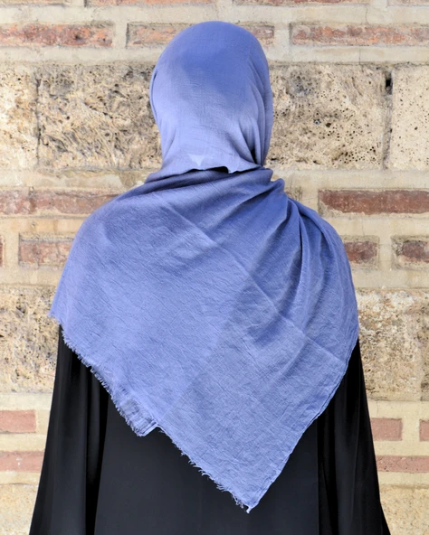 Konfor Bambu Şal İndigo – Tok Duruşlu, Kaymaz - Resim 3