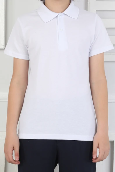 2'li T-Shirt Kız Çocuk %100 Pamuk Okul Tarz 5-13 Yaş 12278 - 3