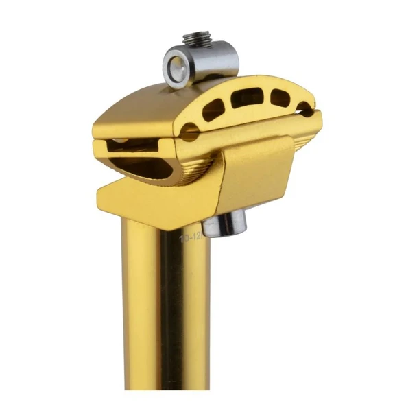 XBYC 679 Wake Sele Borusu 27.2mm çap x 35cm uzunluk Hafif Renkli Bisiklet Koltuk Borusu Sarı Renk - 2