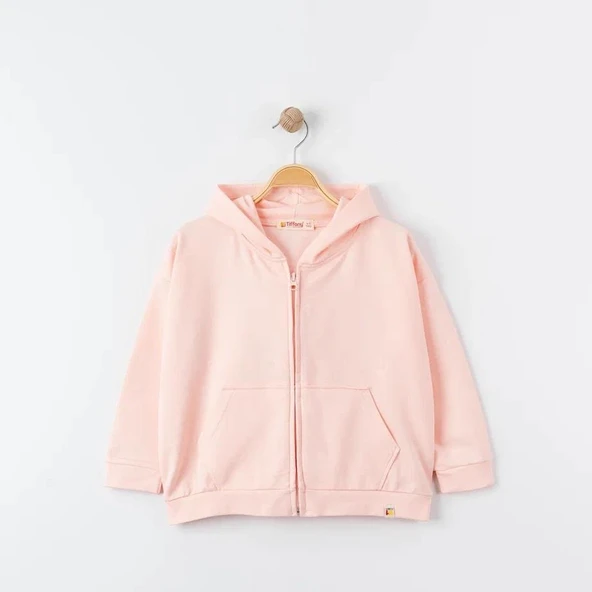 Unisex %100 Pamuk Oversize Kapüşonlu Fermuarlı Sweatshirt - 10