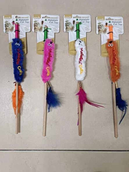 Royalist kedi oltası Matatabili Zilli 42 cm sap ürün görseli 1