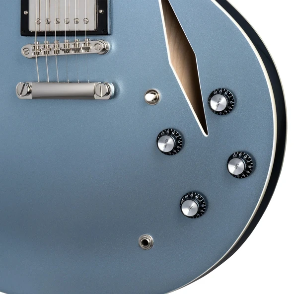 Epiphone Dave Grohl Signature DG-335 Elektro Gitar (Pehlam Blue) - Resim 3