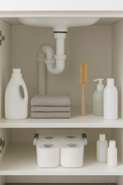 2’li Şeffaf Saklama Kutusu & Düzenleme Kutusu 10,5 Lt - Resim 6