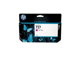 HP 727 Magenta Kırmızı 130ML Plotter Kartuşu B3P20A - Resim 2