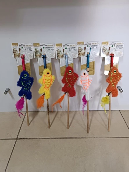 Royalist kedi oltası Matatabili Zilli 42 cm sap ürün görseli