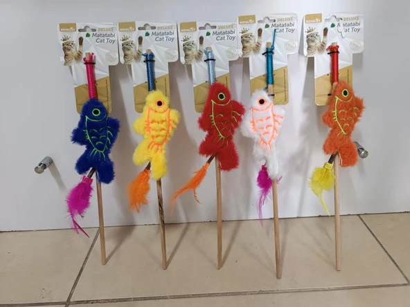 Royalist kedi oltası Matatabili Zilli 42 cm sap - Resim 2