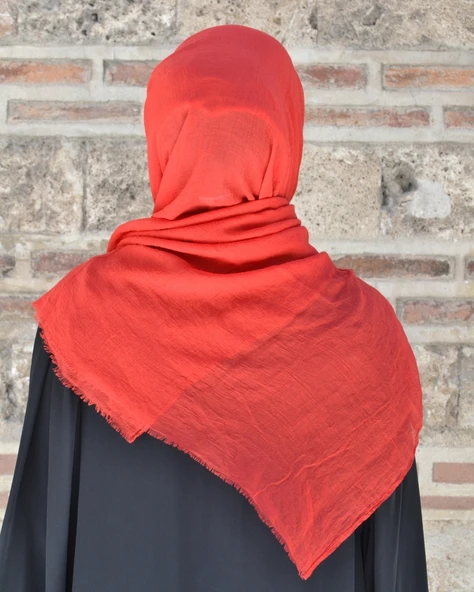 Konfor Bambu Şal Kırmızı– Tok Duruşlu, Kaymaz - 4