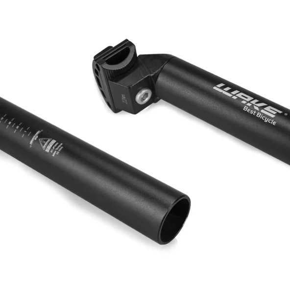XBYC 679 Wake Sele Borusu 27.2mm çap x 35cm uzunluk Hafif Renkli Bisiklet Koltuk Borusu Sarı Renk - 9