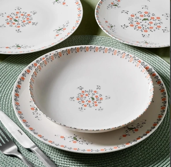 Güral Porselen Flow Premium 24 Parça Yemek Takımı - 3