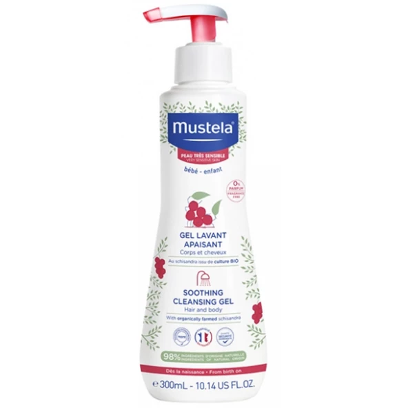 Mustela Çok Hassas Ciltler İçin Jel Şampuan 300 ml