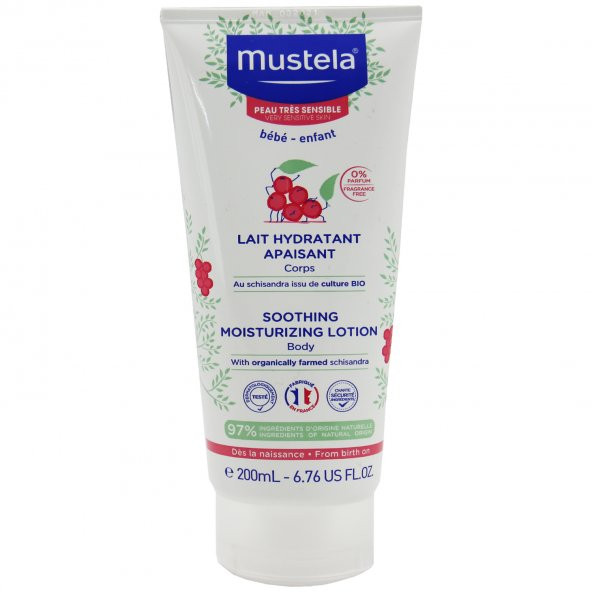 Mustela Çok Hassas Ciltler İçin Nemlendirici Vücut Losyonu 200 ml