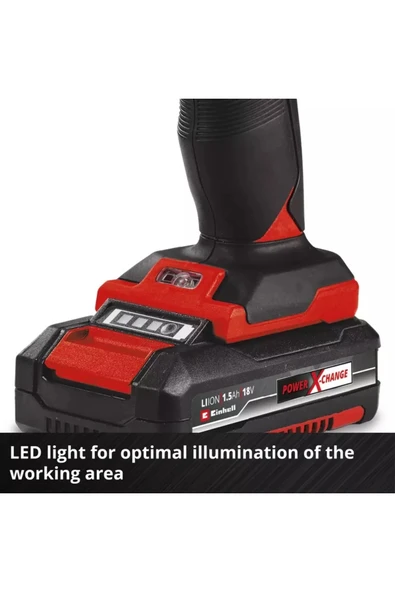 Einhell TC-CD 18/35-2 Lİ 1 Adet 1.5AH Akülü Vidalama 4514255 ürün görseli 1