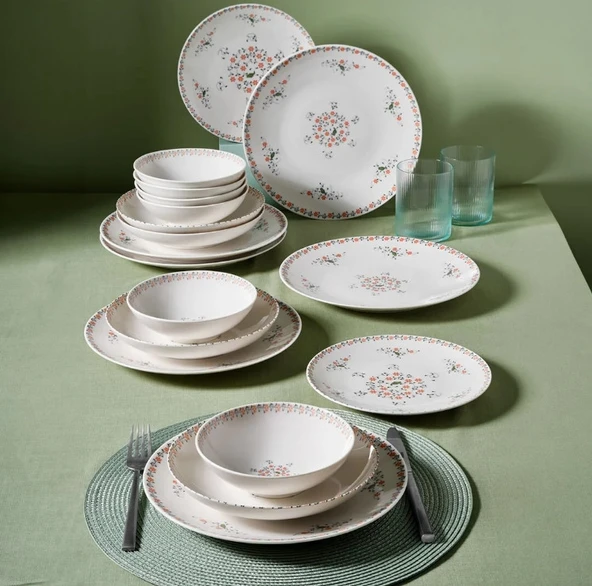 Güral Porselen Flow Premium 24 Parça Yemek Takımı - 4
