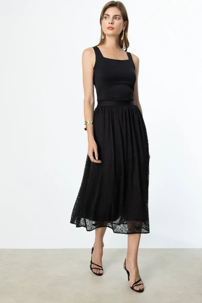 On Paçası Dikişli Fermuar Detaylı Pantolon - Resim 4