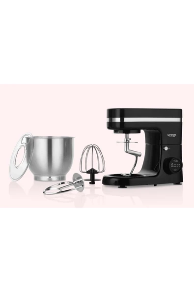 LORENZO MASTER MİX STAND MİXER DİJİTAL SİYAH - Resim 2