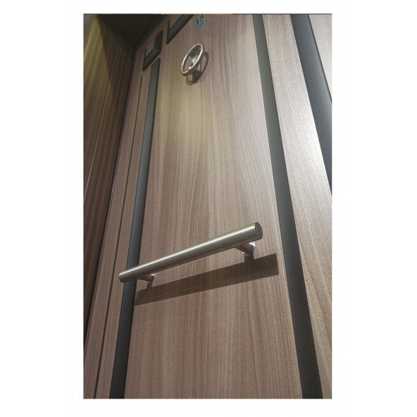 Tezwood 2467 Eskitme Tanganika Kabartmalı Model Daire Giriş Kapısı, Çelik Kapısı, Villa Kapısı - 4
