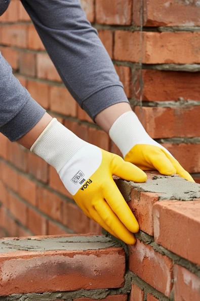 SG61 Nitril Aşınmaya Dayanıklı Mekanik İş Eldiveni 12'li Paket - Resim 5