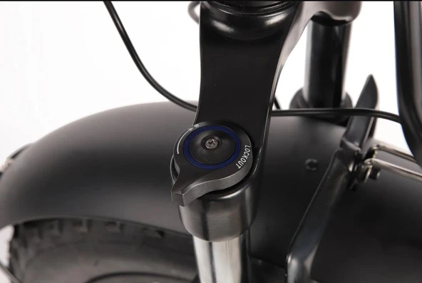 Alba Fold F Standart 500 Watt Katlanır Elektrikli Bisiklet Lacivert Nfc Özellikli 48v 10,4 Ah Batarya - Resim 3