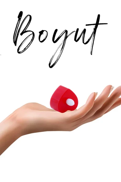 4 Adet Kalp Kırmızı Mini Led Mum Seti Pilli Dumansız Alevli Ledli Dekoratif Yapay Mum Dekor Işığı - 7