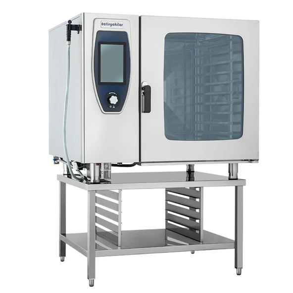Öztiryakiler Okfg 102 C Gazlı Kombi Fırın, 10 X Gn 2/1 Tepsili - 1