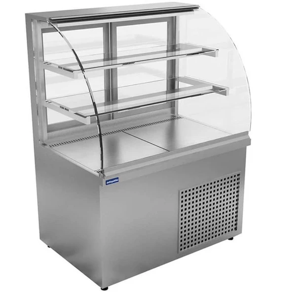 Öztiryakiler Bombe Camlı Soğuk Teşhir Dolabı, 480 Lt, 200x70x135 Cm, Etd - 11c20 Model - 1
